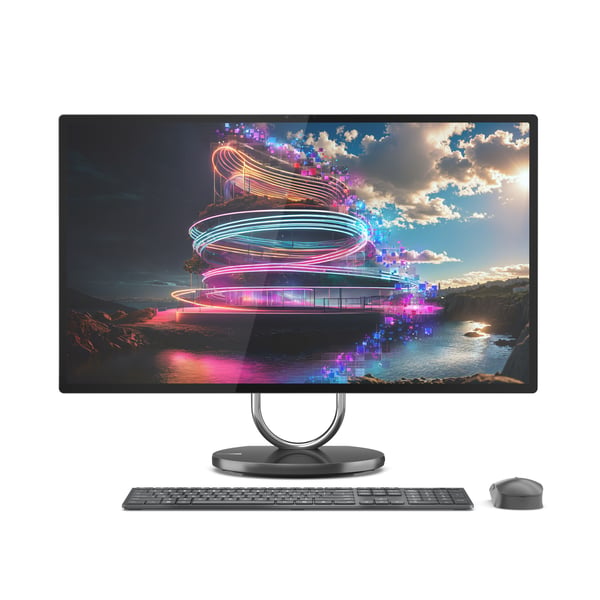 Lenovo Yoga AIO 32ILL10 Intel Core Ultra 7 258V 80 cm (31.5") 3840 x 2160 pixlar Allt-i-ett-dator 32 GB LPDDR5x-SDRAM 1 TB SSD NVIDIA GeForce RTX 4050 Windows 11 Pro Wi-Fi 7 (802.11be) Grå