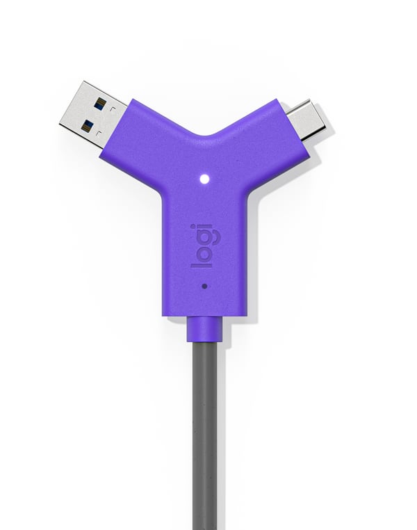 Logitech Swytch - Svart - Violett - Logitech Swytch - 2,79 kg - 377 mm - 215 mm - 221 mm
