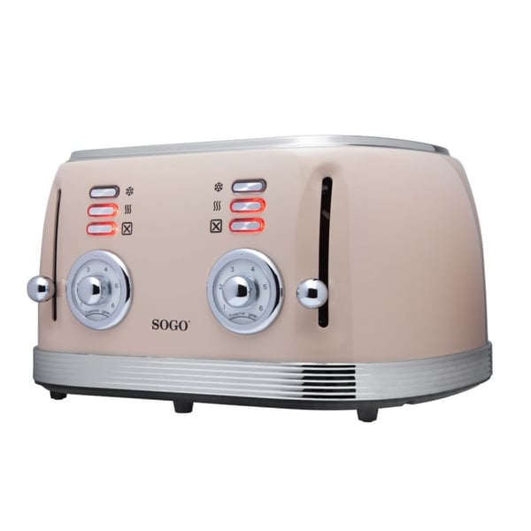 Sogo TOS-SS-5475 brødrister 6 4 skive(r) Beige