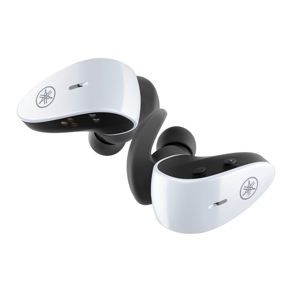 Yamaha TW-ES5A Headset True Wireless Stereo (TWS) I ørerne Opkald/musik Bluetooth Hvid