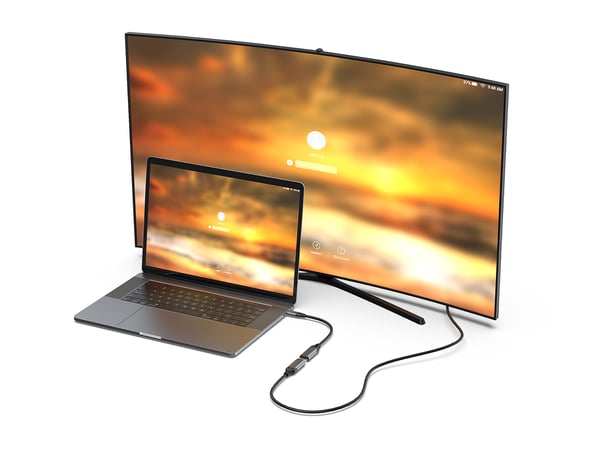 Equip 133492 videokaapeli-adapteri 0,15 m USB Type-C HDMI Musta, Harmaa