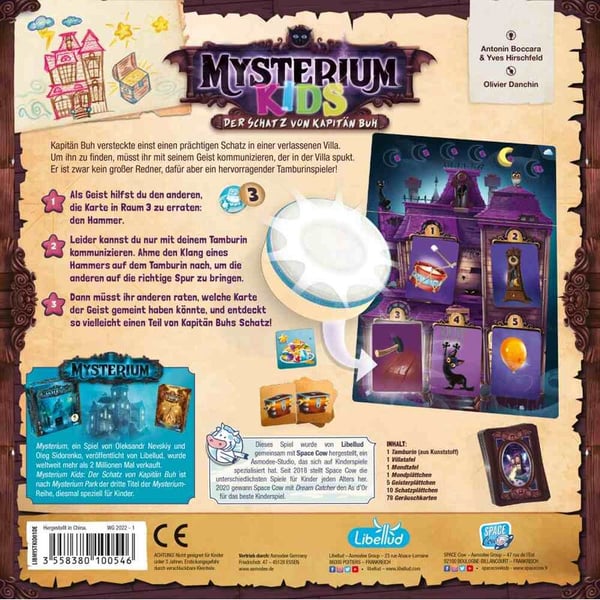 Asmodee Mysterium Kids Mysterium Kids : Captain Echo’s Treasure 21 min Brädspel Familj