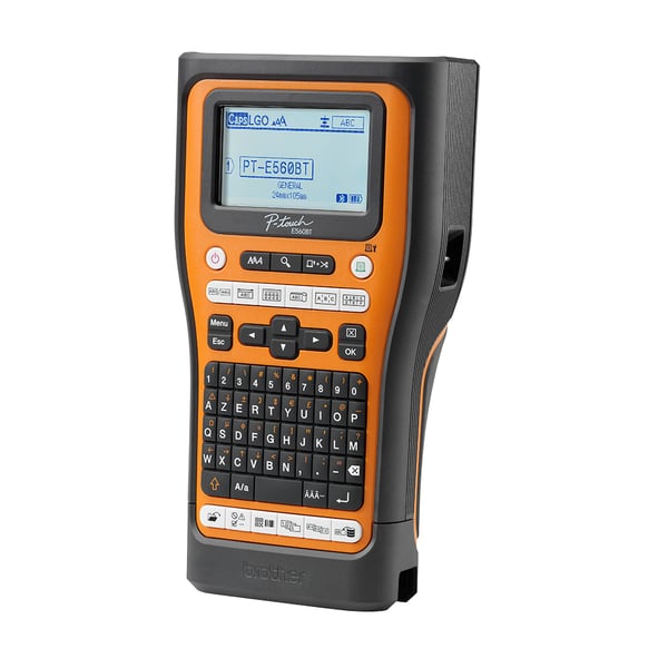 Brother PT-E560BTVP etiketprinter Termisk overførsel 180 x 180 dpi 20 mm/sek. Kabel & trådløs HSE/TZe Bluetooth QWERTY