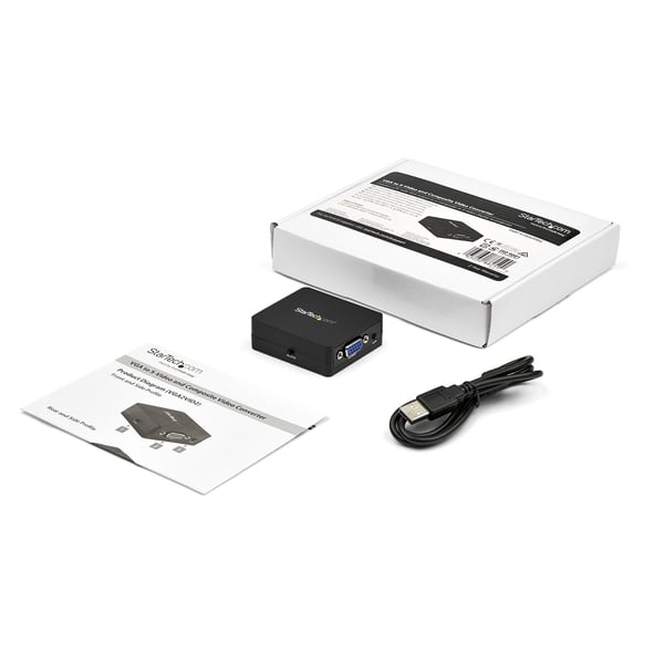 StarTech.com VGA till RCA och S-Video-konverterare - USB Power