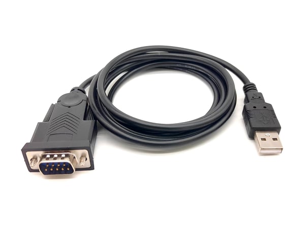Equip 133391 seriella kablar Svart 1,5 m USB Type-A DB-9