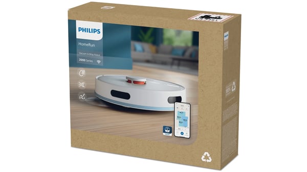 Philips 2000 series XU2000/15 robotti-imuri 0,38 L Musta