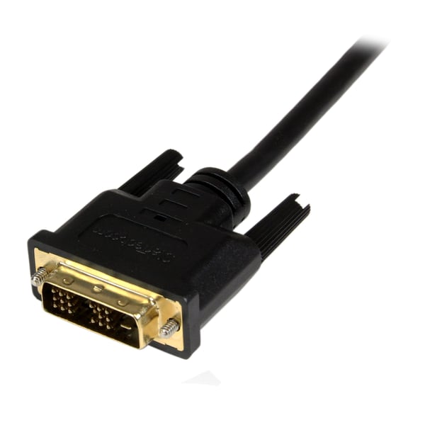 StarTech.com HDCDVIMM1M videokaapeli-adapteri 1 m Mini-HDMI DVI-D Musta