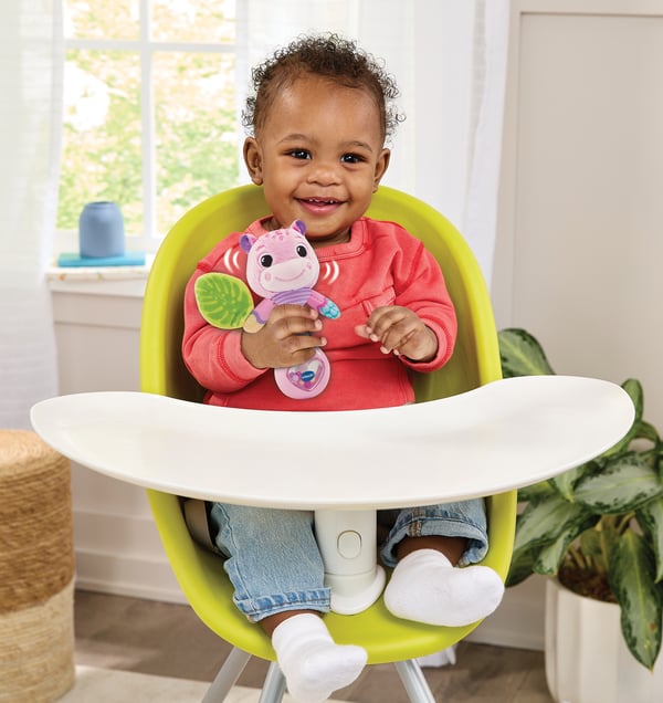 VTech Baby Dierenvriendjes Rammelaar - Nijlpaard roze