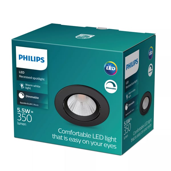 Philips 8720169304116 ljusspottar Nedtryckbar spotlight LED