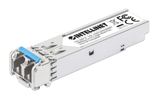 Intellinet 508735 lähetin-vastaanotinmoduuli Valokuitu 1000 Mbit/s SFP 1310 nm