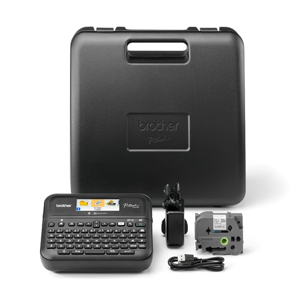 Brother PT-D610BTVP etiketprinter Termisk overførsel 180 x 360 dpi 30 mm/sek. Kabel & trådløs TZe Bluetooth