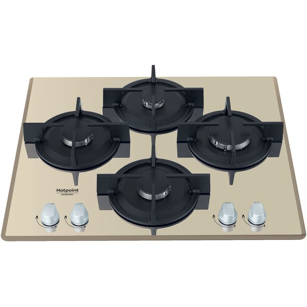 Hotpoint HAGD 61S/CH Champagne Inbyggd 60 cm Gas 4 zone(s)