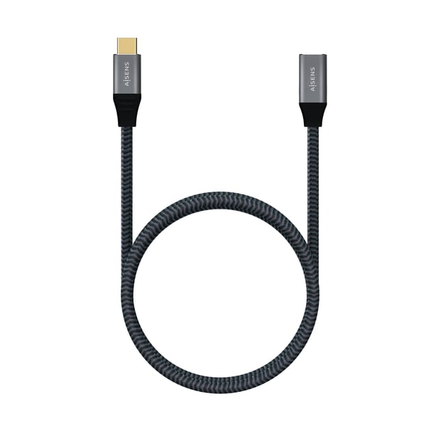 AISENS A107-0635 USB-kabel USB4 Gen 2x2 1 m USB C 20 Gbit/sek. 100 W Grå
