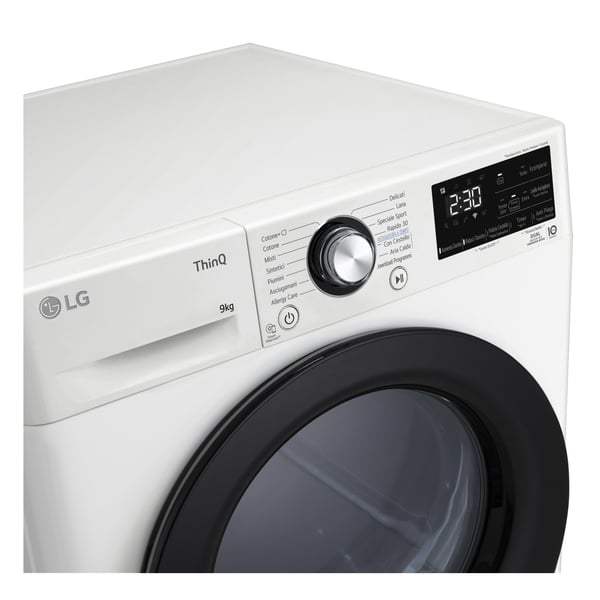 LG RH90V9AVBN tørretumbler Fritstående Front-læsning 9 kg Hvid
