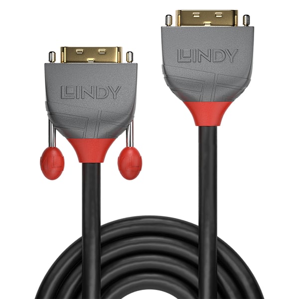 Lindy 36232 DVI kabel 2 m DVI-D DVI-I Sort