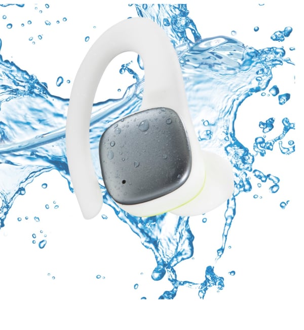 Hama Spirit Athletics Headset True Wireless Stereo (TWS) Ørekrog Sport Bluetooth Hvid, Gul