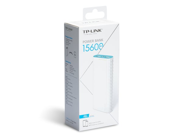 TP-Link TL-PB15600 akku- ja paristolaturi 15600 mAh Valkoinen