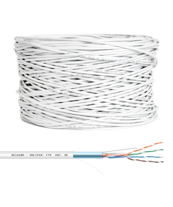Vultech SC13102-305 netværkskabel Hvid 305 m Cat5e F/UTP (FTP) Rund