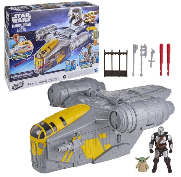 Star Wars ActionVerse Mandalorian Razor Crest-legesæt
