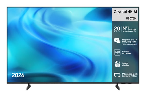Samsung TU43U8075HU 109,2 cm (43") 4K Ultra HD Smart TV Wi-Fi Sort Samsung TU43U8075HU 109,2 cm (43") 4K Ultra HD Smart TV Wi-Fi Sort