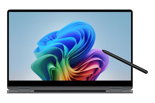Samsung Galaxy Book5 360 Intel Core Ultra 7 256V Hybrid (2-i-1) 39,6 cm (15.6") Berøringsskærm Fuld HD 16 GB LPDDR5x-SDRAM 512 GB SSD Wi-Fi 7 (802.11be) Windows 11 Pro Tysk Grå