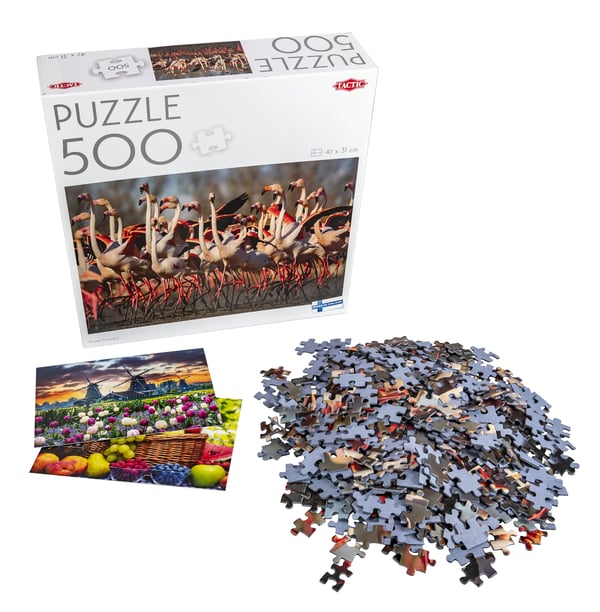 Tactic Puzzle Lovers Greater Flamingos 500 pcs puzzle