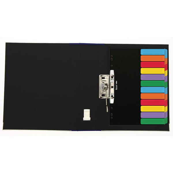 Rexel D26612 faneskiller Cirkulation (flydende) mappe Sort, Flerfarvet