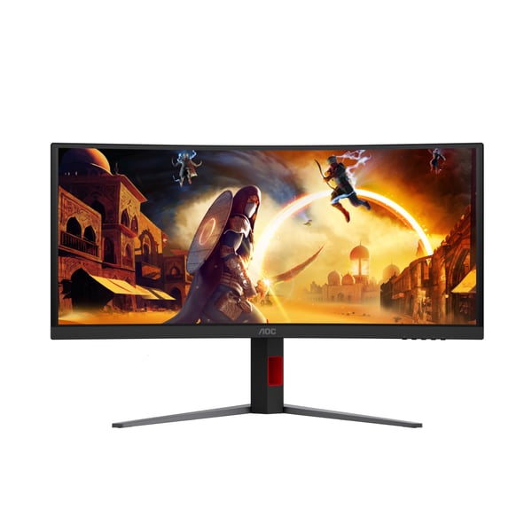 AOC G4 CU34G4ZCA platta pc-skärmar 86,4 cm (34") 3440 x 1440 pixlar Wide Quad HD Svart, Röd
