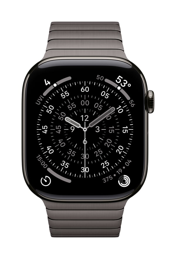 Apple MXMK3ZM/A smarta bärbart tillbehör Band Grå Rostfritt stål