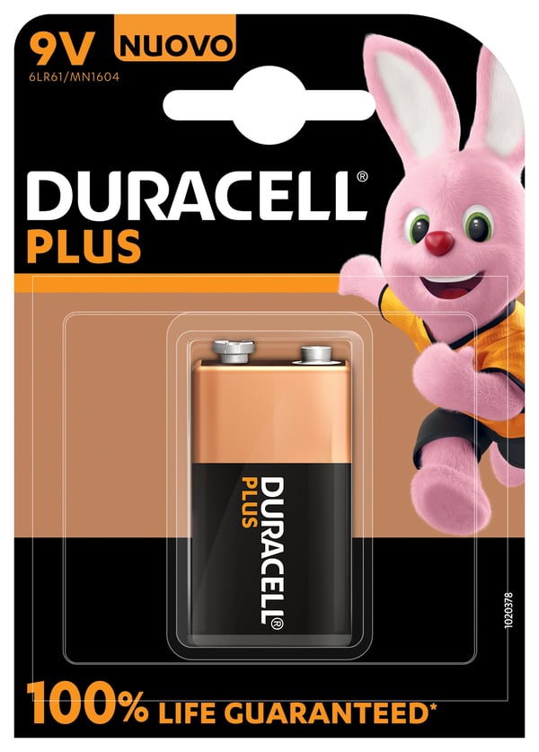 Duracell Plus 100 Kertakäyttöinen akku 9V Alkali