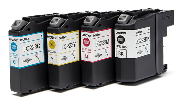 Brother LC-223VALBP mustekasetti 4 kpl Alkuperäinen Musta, Syaani, Magenta, Keltainen
