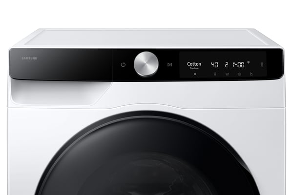 Samsung WD11DG6B85BK vaskemaskine - tørretumbler Fritstående Front-læsning Hvid