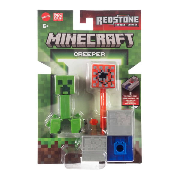 Minecraft Redstone Charged Creeper Figure