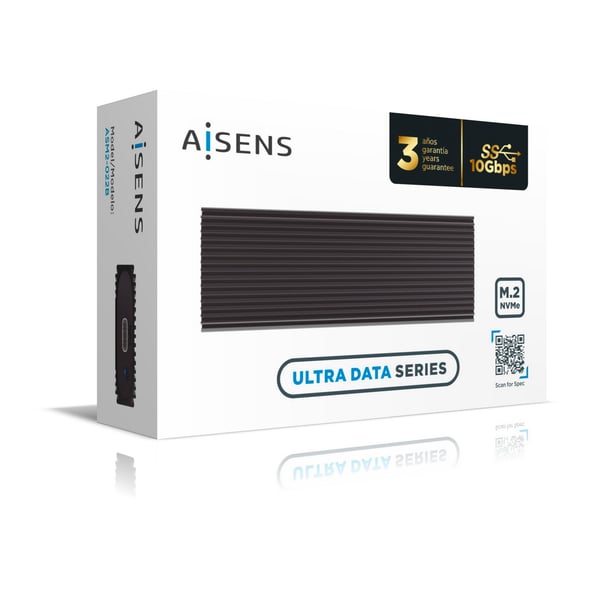 AISENS ASM2-022B drevkabinet SSD kabinet Sort M.2
