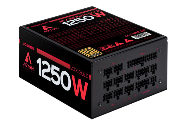 ABYSM Morpheo ATX 1250W Full Modular strömförsörjningsenheter Svart