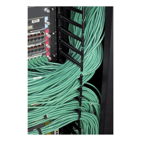 APC AR7717A kabelkanal Lige kabelbakke Sort