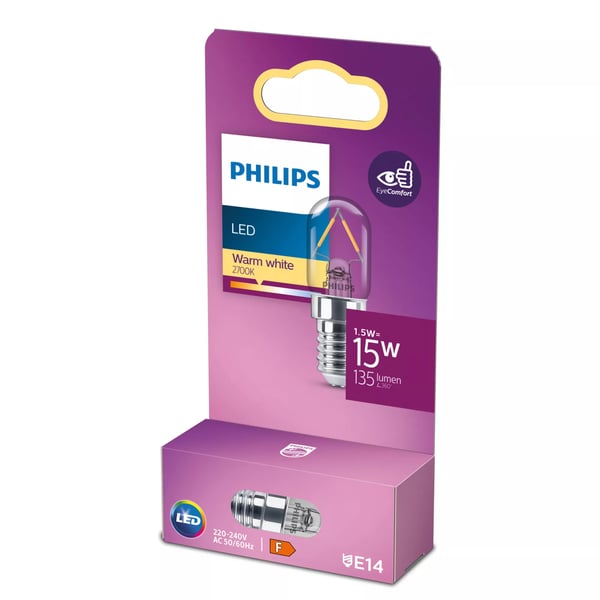 Philips Filamenttilamppu kirkas 15 W T20 E14