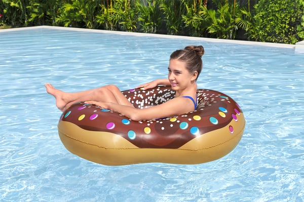 Bestway 36118 / 24 pool- och badmadrass Multifärg Mönstrad PVC Simring