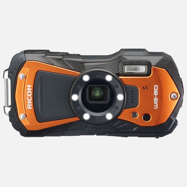 Ricoh WG-80 1/2.3" Kompakt kamera 16 MP CMOS 4608 x 3456 pixel Sort, Orange