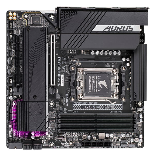 GIGABYTE B650M AORUS ELITE moderkort AMD B650 AM5-sockel ATX
