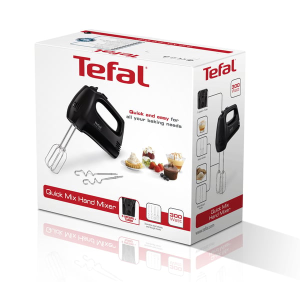 Tefal HT3108 Handmixer 300 W Svart