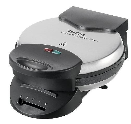Tefal WM310D 5 vaffel/vafler 1000 W Sort, Rustfrit stål Tefal WM310D 5 vaffel/vafler 1000 W Sort, Rustfrit stål
