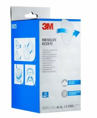 3M Highland 7100141634 Partikelfilter 10 styck