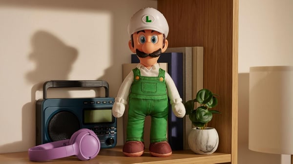 Super Mario The Galaxy Movie Fire Luigi