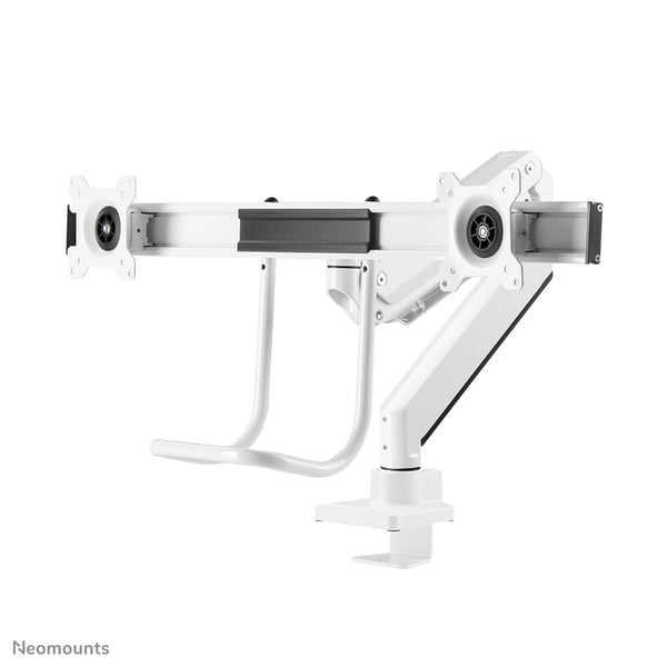Neomounts NM-D775DXWHITE monitorin kiinnike ja jalusta 81,3 cm (32") Vastaanotto Valkoinen