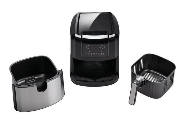 Hisense H06AFBS1S3 rasvakeitin Yksi 5 L 1700 W Kuumakiertoilmakypsennin Musta