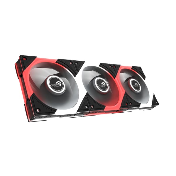ASUS ROG Eurux GR120 ARGB Fan Triple Pack Datorväska 12 cm Svart 3 styck