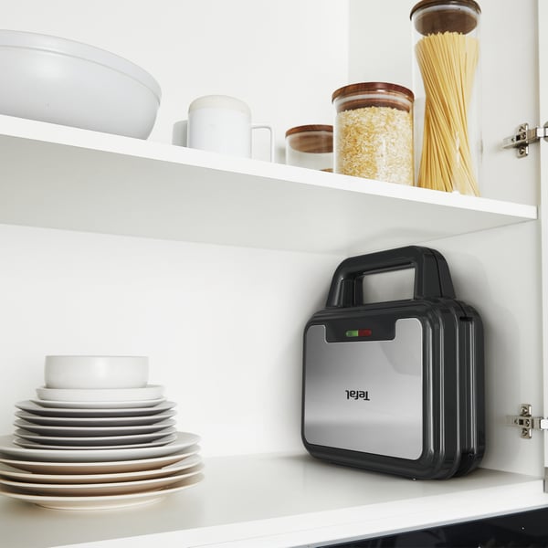 Tefal SW383D10 sandwichtoaster 700 W Sort, Rustfrit stål