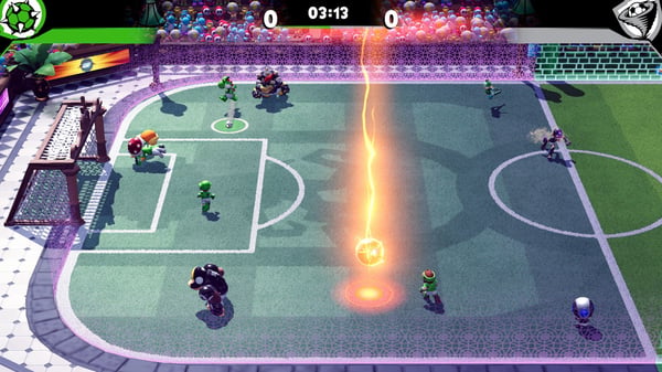 Nintendo Mario Strikers: Battle League Football Standard Hollandsk, Engelsk, Spansk, Fransk, Italiensk, Portugisisk, Russisk Nintendo Switch