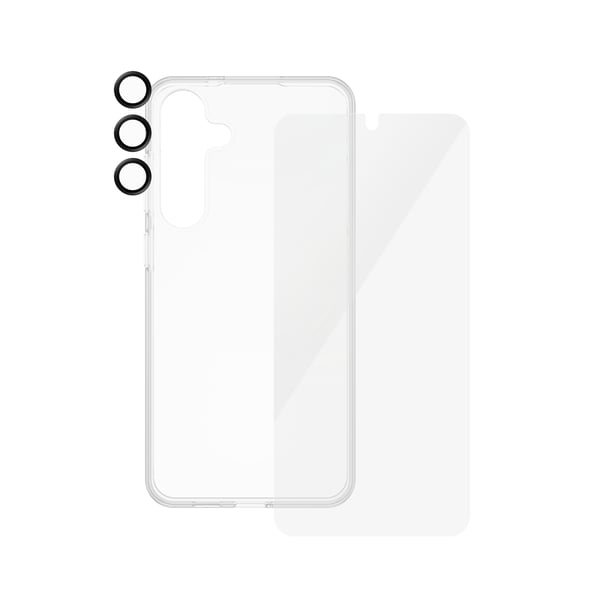 PanzerGlass SAFE. by ® 3-in-1 Bundle Samsung Galaxy S24+ Genomskinligt skärmskydd 1 styck